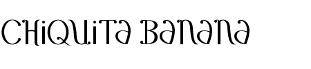 Schriftart Chiquita Banana: Mehr Infos & Zeichen Übersicht TTF: Chiquita Banana Schriftart