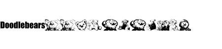 TTF: Doodlebears Schriftart