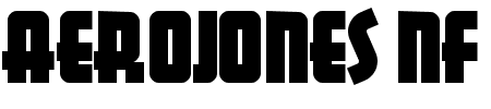 Schriftart Aerojones NF: Mehr Infos & Vorschau Generator TTF: Aerojones NF Schriftart