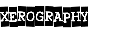 TTF: Xerography Font