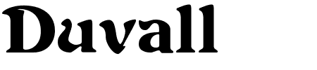 Schriftart Duvall: Mehr Infos & Vorschau Generator TTF: Duvall Schriftart