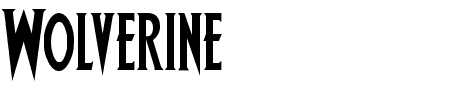 TTF: Wolverine Font