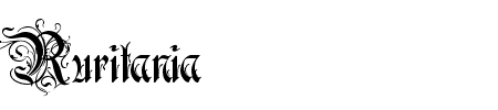 Schriftart Ruritania: Mehr Infos & Zeichen Übersicht TTF: Ruritania Schriftart