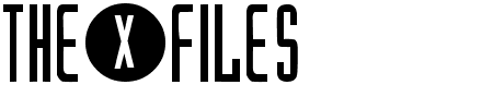 TTF: Xfiles Schriftart