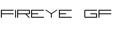 TTF: Fireye GF Schriftart