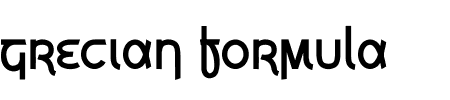 Schrift Grecian Formula: Mehr Infos & Zeichen Übersicht TTF: Grecian Formula Schrift