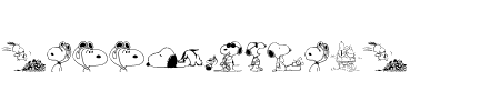 TTF: Snoopy Dings Schriftart