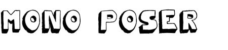TTF: mono2poser Schriftart