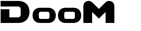 TTF: DooM Schriftart