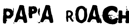 Font Papa Roach: Mehr Infos & Zeichen Übersicht TTF: Papa Roach Font