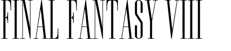 TTF: Final Fantasy VIII Schriftart