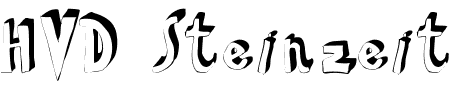 Schriftart HVD Steinzeit: Mehr Infos & Vorschau Generator TTF: HVD Steinzeit Schriftart