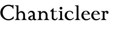 TTF: Chanticleer Schriftart