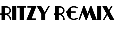 Schriftart Ritzy Remix: Mehr Infos & Vorschau Generator TTF: Ritzy Remix Schriftart