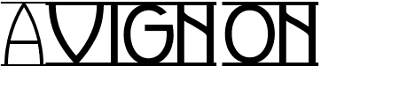 TTF: Avignon Font