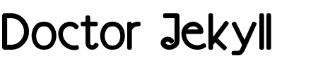 Schriftart Doctor Jekyll: Mehr Infos & Vorschau Generator TTF: Doctor Jekyll Schriftart