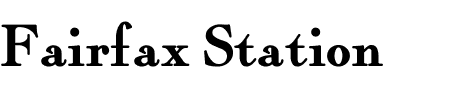 TTF: Fairfax Station Schriftart