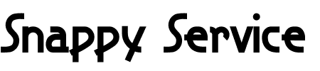 Schrift Snappy Service: Mehr Infos & Zeichen Übersicht TTF: Snappy Service Schrift