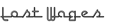 Schriftart Lost Wages: Mehr Infos & Vorschau Generator TTF: Lost Wages Schriftart