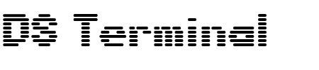 Font DS Terminal: Mehr Infos & Zeichen Übersicht TTF: DS Terminal Font
