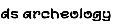 Schriftart DS Archeology Demo: Mehr Infos & Vorschau Generator TTF: DS Archeology Demo Schriftart