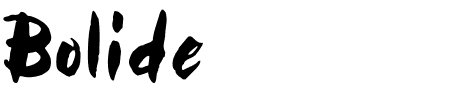 Schriftart Bolide: Mehr Infos & Vorschau Generator TTF: Bolide Schriftart