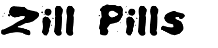 TTF: Zill Pills Schriftart