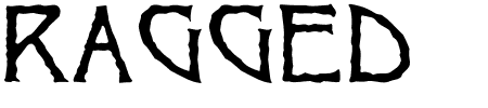 TTF: Ragged Font