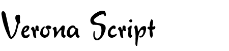 Schriftart Verona Script: Mehr Infos & Vorschau Generator TTF: Verona Script Schriftart