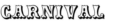 TTF: CarnivalMF OpenShadow Schriftart