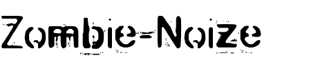 TTF: Zombie-Noize Schriftart