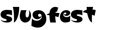 TTF: Slugfest Font