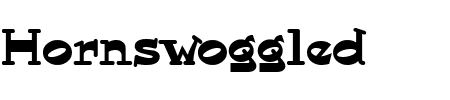 TTF: Hornswoggled Schriftart