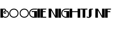 TTF: Boogie Nights NF Schriftart