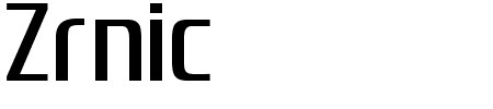 Font Zrnic: Mehr Infos & Zeichen Übersicht TTF: Zrnic Font