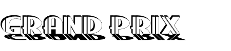 TTF: Grand Prix Font