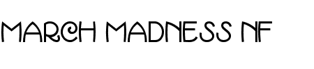 Schrift March Madness NF: Mehr Infos & Zeichen Übersicht TTF: March Madness NF Schrift
