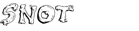 Schrift Snot: Mehr Infos & Zeichen Übersicht TTF: Snot Schrift