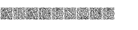 Schriftart Arabesque Initialen: Mehr Infos & Zeichen Übersicht TTF: Arabesque Initialen Schriftart