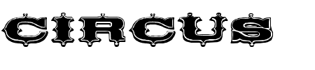 Schriftart Circus Ornate: Mehr Infos & Zeichen Übersicht TTF: Circus Ornate Schriftart