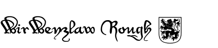 TTF: WirWenzlaw Rough Schriftart