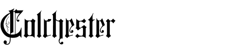 TTF: Colchester Schriftart