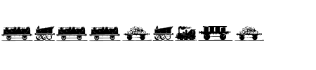 Font Eisenbahn: Mehr Infos & Zeichen Übersicht TTF: Eisenbahn Font