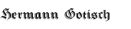 Schriftart Hermann Gotisch: Mehr Infos & Zeichen Übersicht TTF: Hermann Gotisch Schriftart