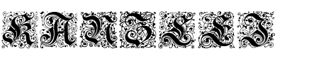 Schriftart Kanzlei Initialen: Mehr Infos & Zeichen Übersicht TTF: Kanzlei Initialen Schriftart
