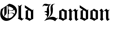 Schriftart Old London: Mehr Infos & Vorschau Generator TTF: Old London Schriftart