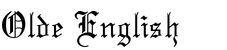 Schriftart Olde English: Mehr Infos & Vorschau Generator TTF: Olde English Schriftart