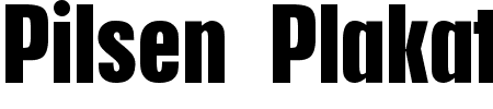 Schriftart Pilsen Plakat: Mehr Infos & Zeichen Übersicht TTF: Pilsen Plakat Schriftart