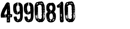 Font 4990810: Mehr Infos & Zeichen Übersicht TTF: 4990810 Font