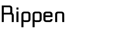 Font Rippen: Mehr Infos & Zeichen Übersicht TTF: Rippen Font